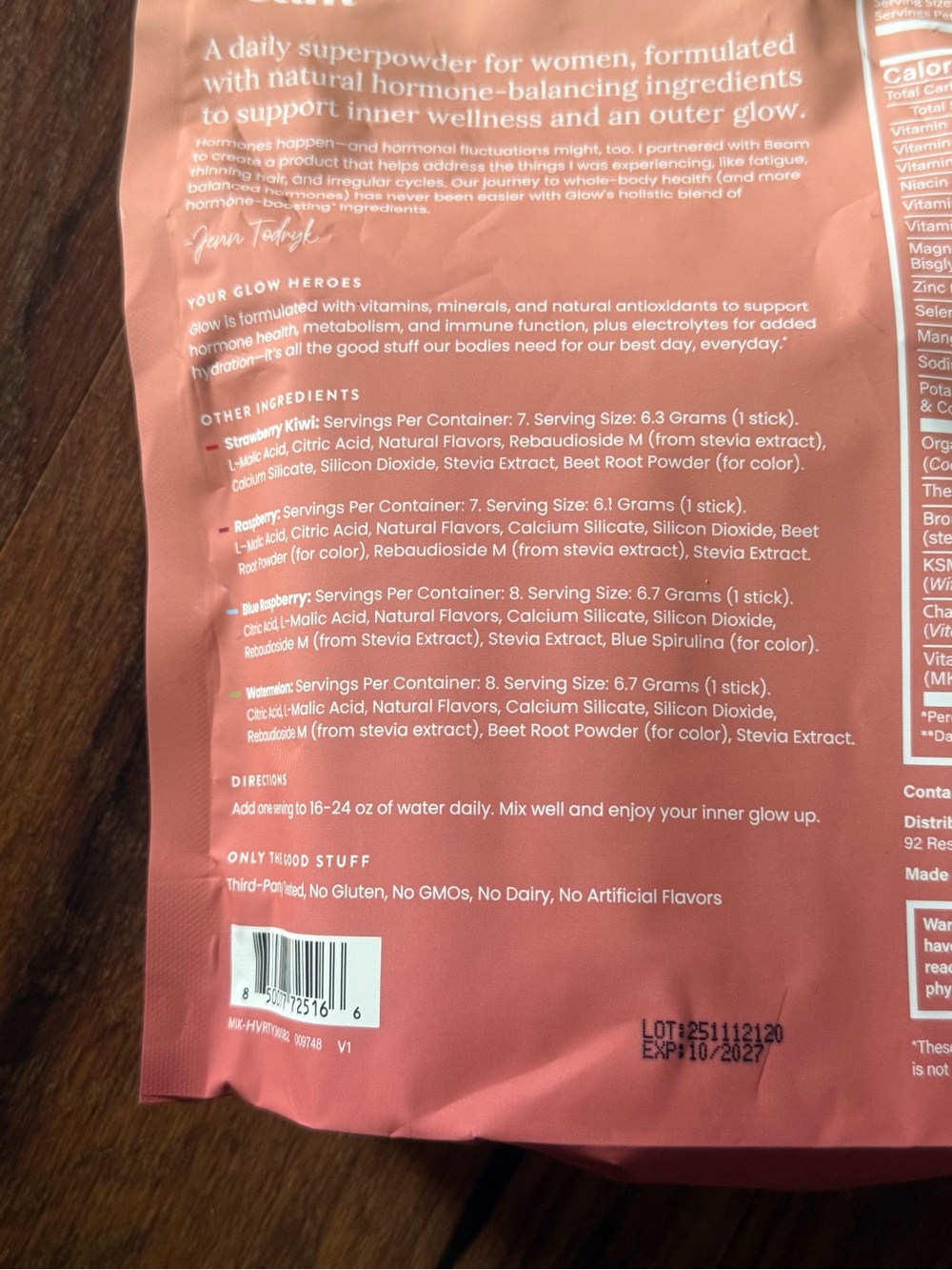 beam Glow variety pack 30 singles - 4 flavors - Picture 7 of 7